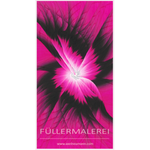 pinkfarbenes Füllergemälde Axel Neumann